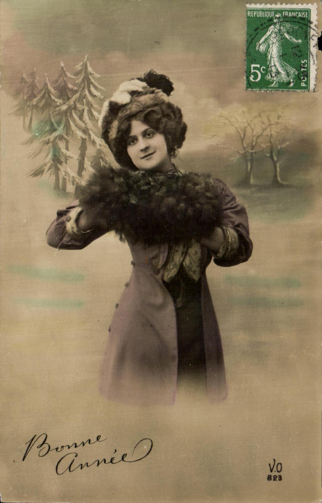 CPA Fantaisie Femme 