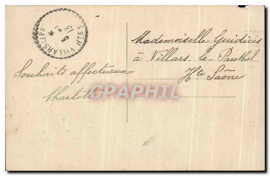 CPA Fantaisie Femme  — Verso
