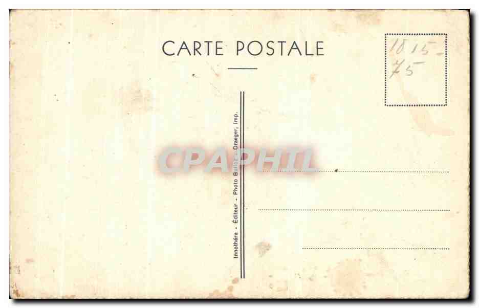 CPA la becquee Millet  — Verso