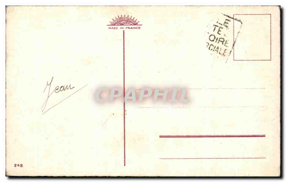 CPA Fantaisie Fleurs  — Verso
