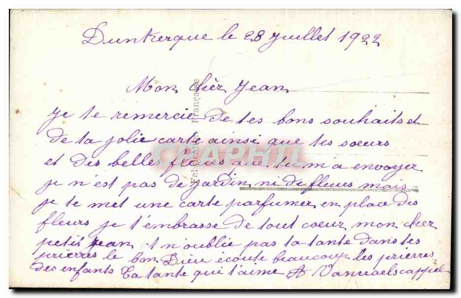 CPA Fantaisie Enfant Colombes  — Rückseite