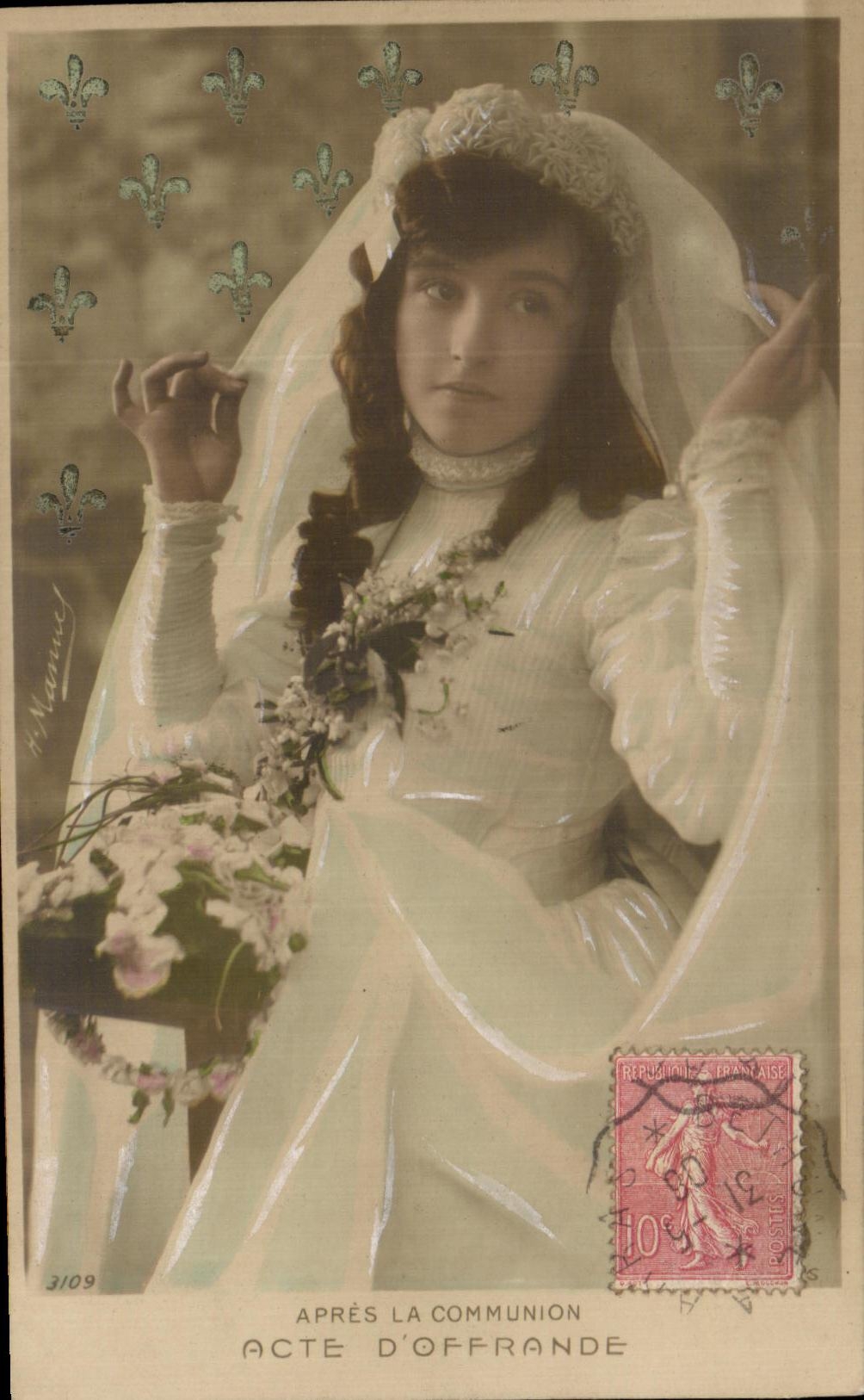 CPA Fantaisie Femme Mariage 