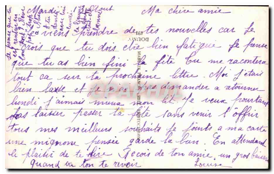 Couple amoureux — Bonne Fête — éditeur non identifié — Reverso