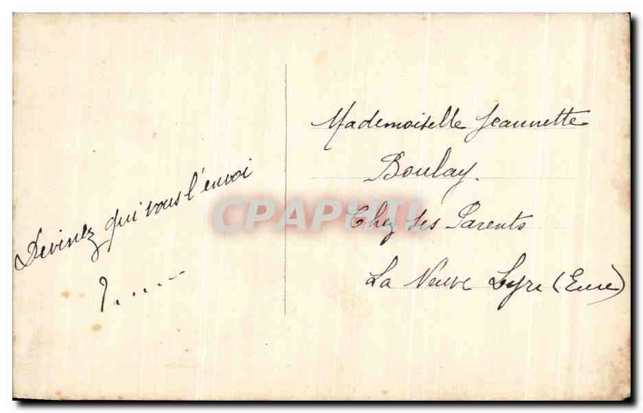 CPA Fantaisie Enfant Poissons — Rückseite