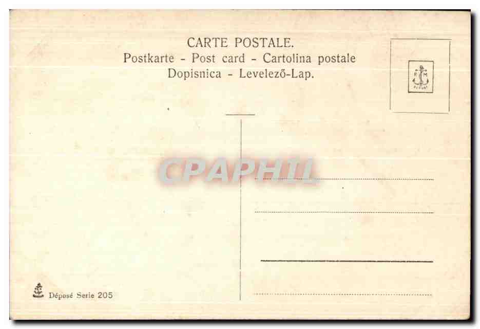 CPA Fantaisie Femme et enfant — Rückseite
