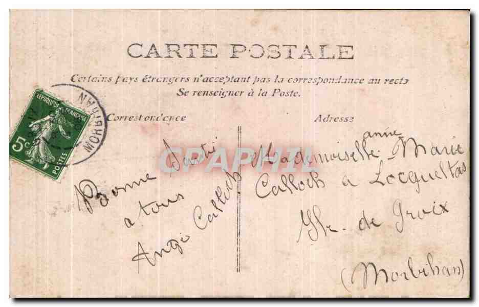 CPA Fantaisie Enfant Croix  — Rückseite
