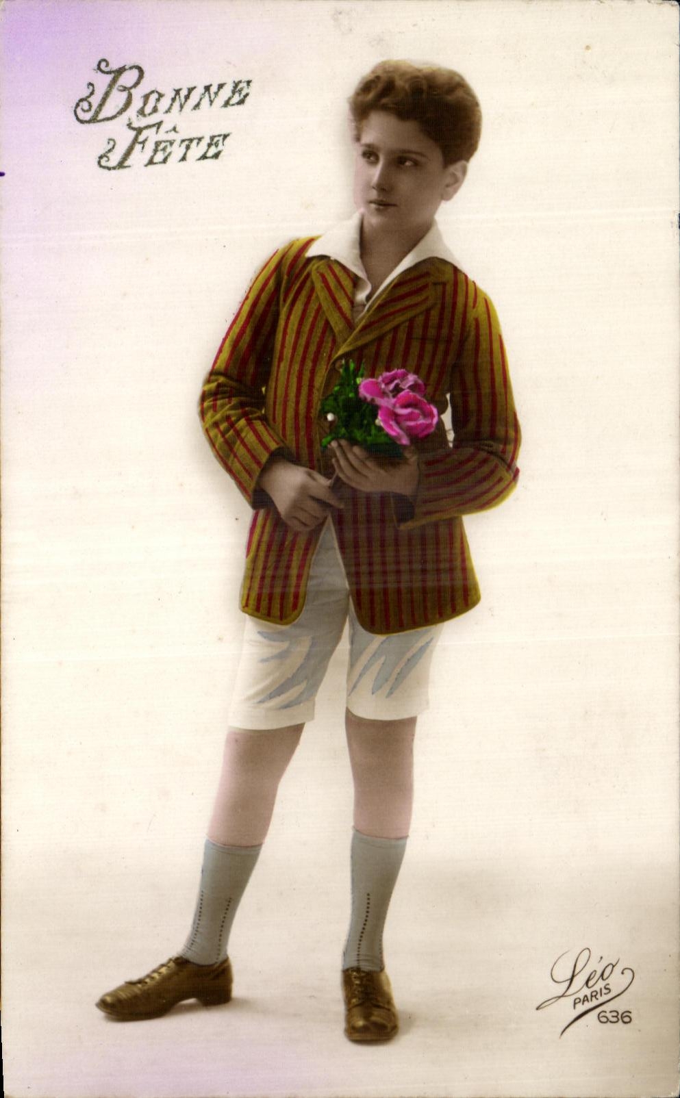 CPA Fantaisie Enfant Garcon 