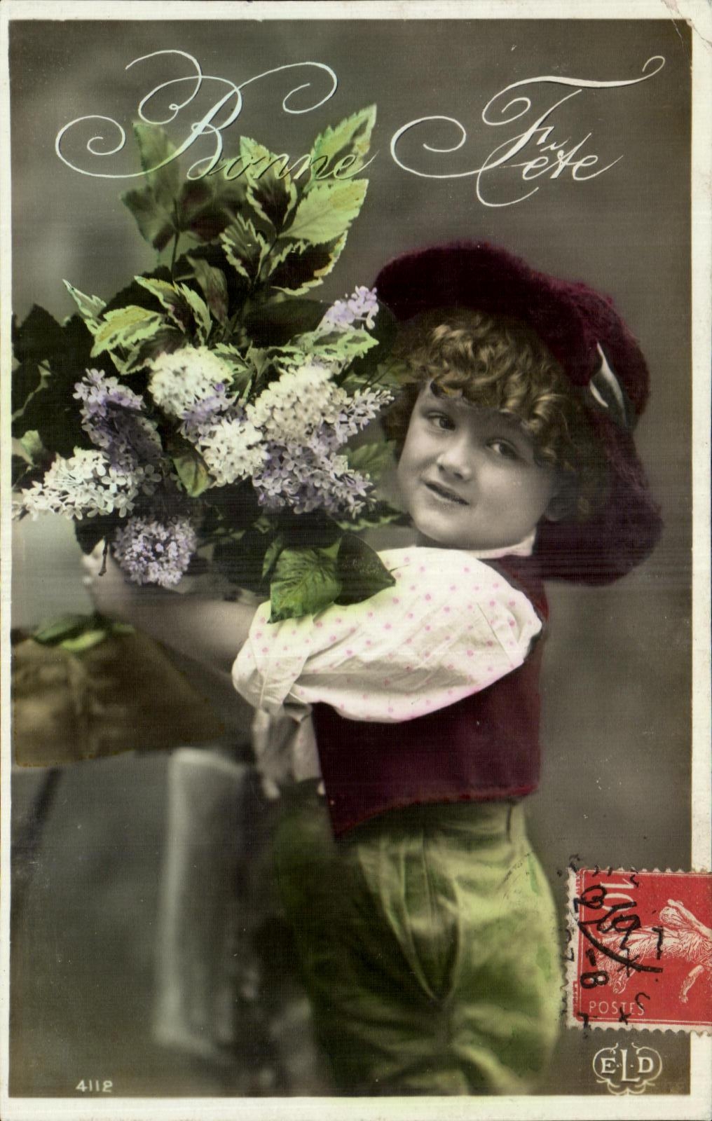 CPA Fantaisie Enfant Garcon 