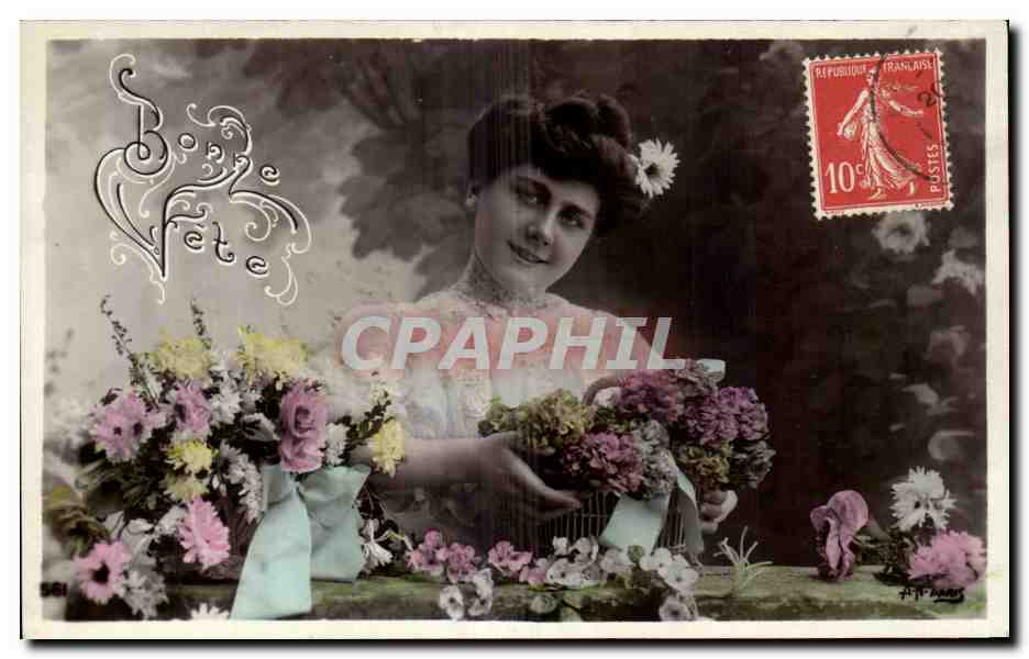 CPA Fantaisie Femme 