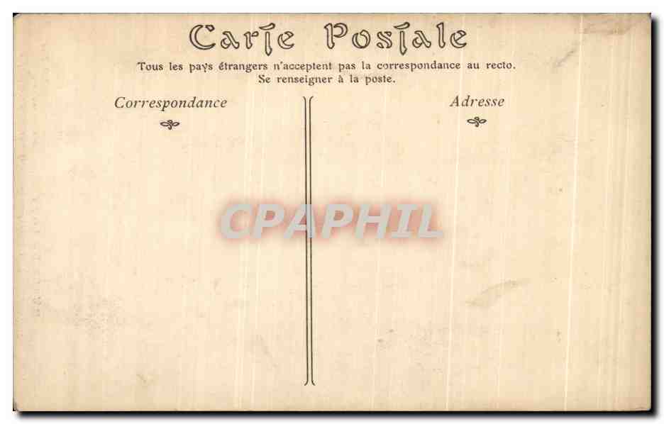 CPA Fantaisie Musee du Louvre Paris Spada Le martyre de Saint Christophe — Verso