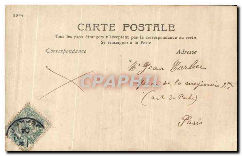 CPA Fantaisie Enfant — Rückseite