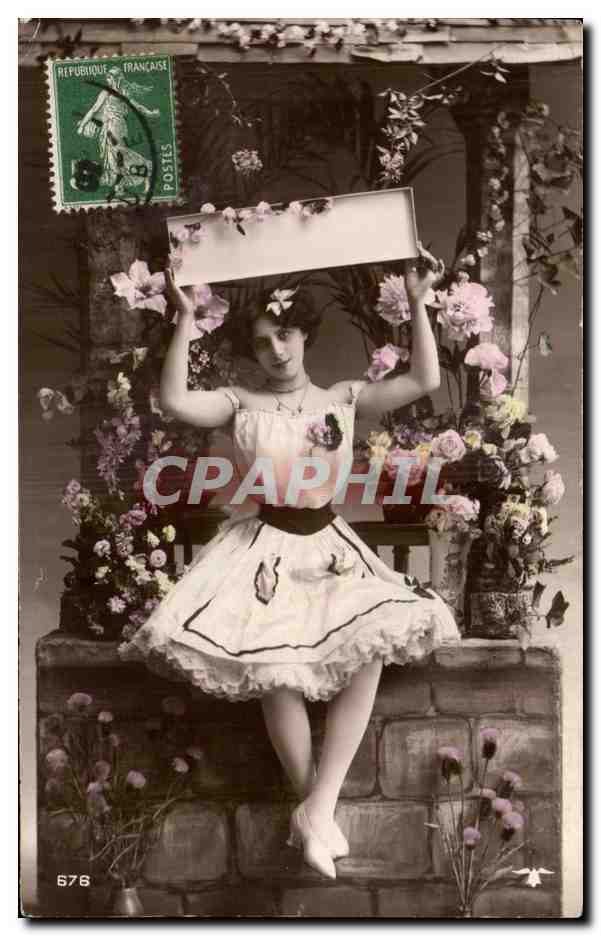 CPA Fantaisie Femme 