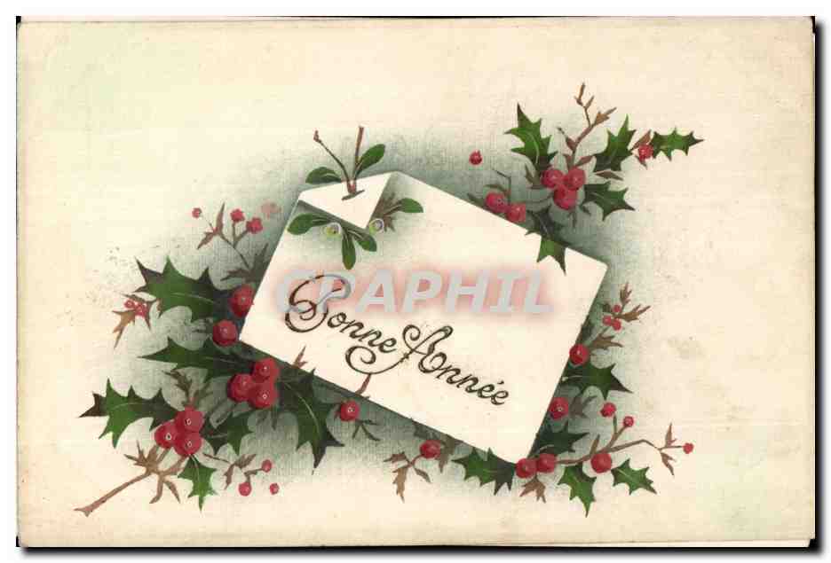 CPA Fantaisie Bonne annee