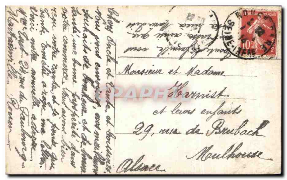 CPA Fantaisie Enfant  — Rückseite