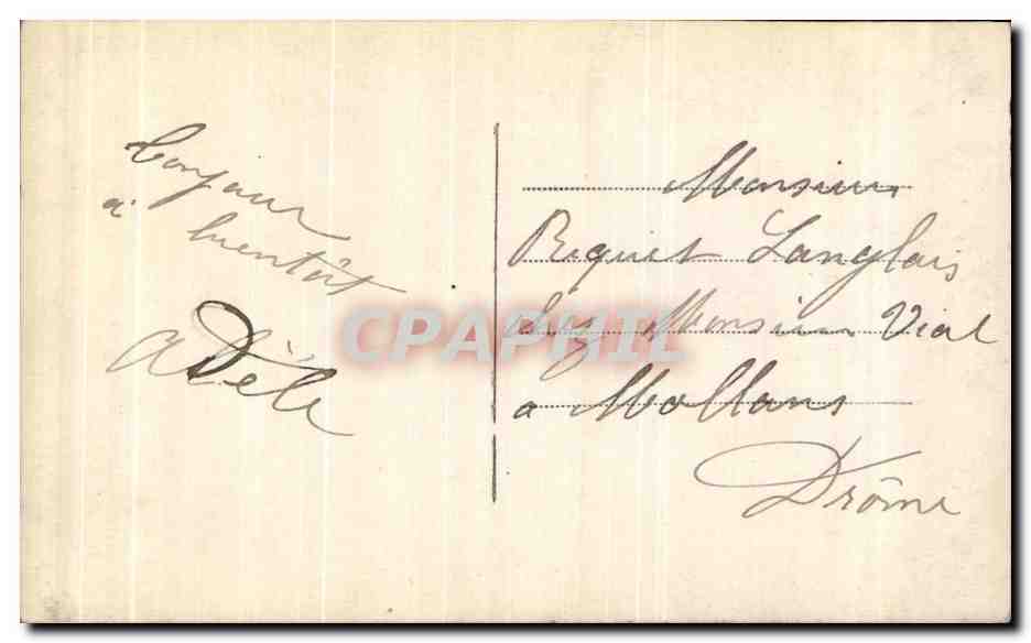 CPA Fantaisie Enfant  — Rückseite