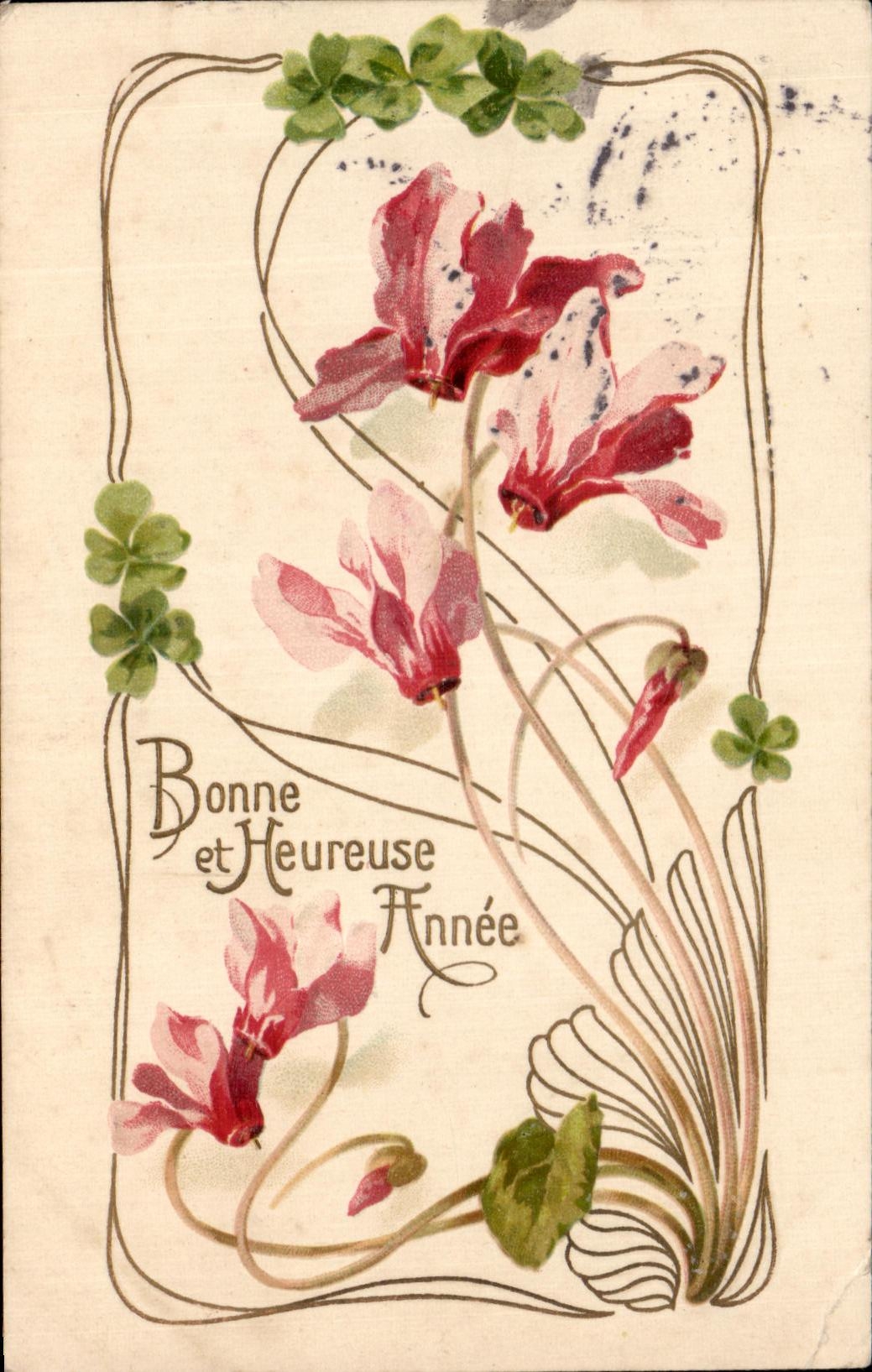 CPA Fantaisie Fleurs