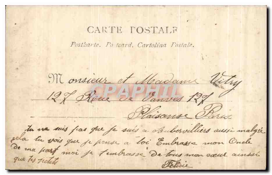 Jeune femme entourée de fleurs — Carte postale — G.I. éditeur — Reverso