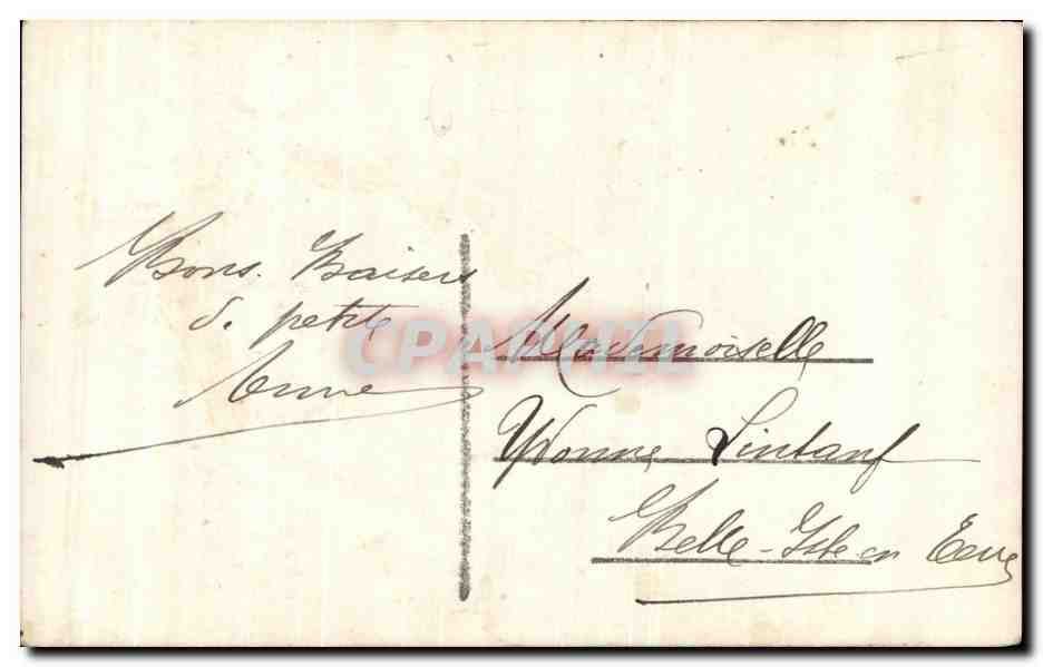 CPA Fantaisie Enfant  — Rückseite