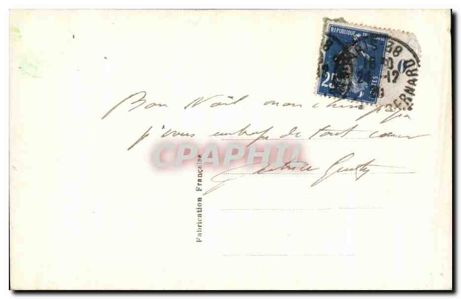 CPA Fantaisie Enfant ange Noel  — Rückseite