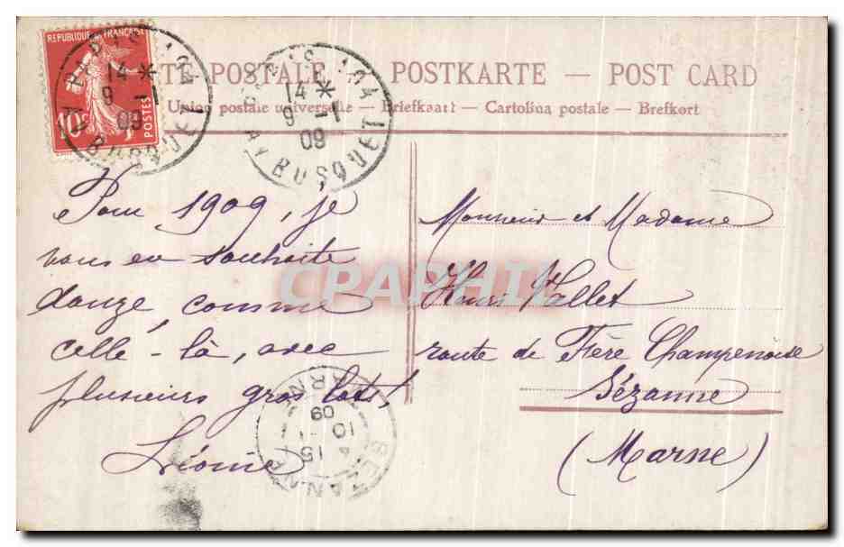 CPA Fantaisie Enfant  — Verso