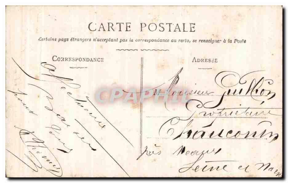 CPA Fantaisie Enfant  — Verso