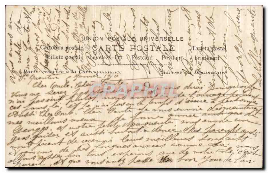 CPA Fantaisie Enfant  — Verso