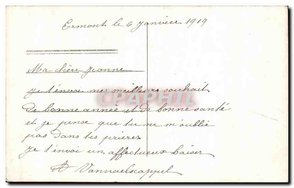 CPA Fantaisie Enfant  — Rückseite