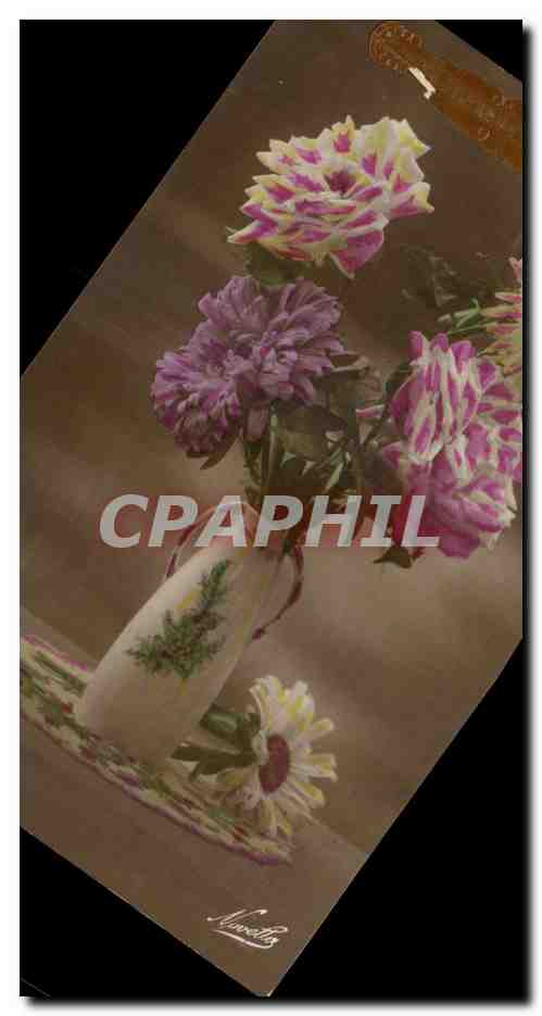CPA Fantaisie Fleurs 