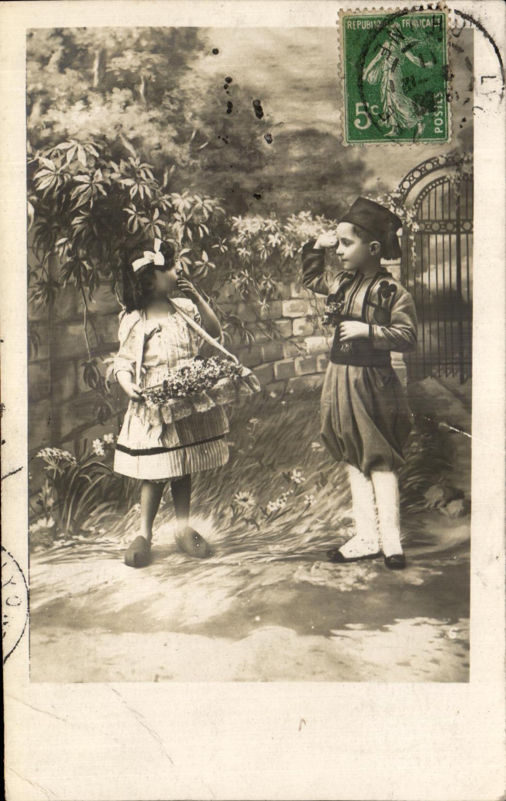 CPA Fantaisie Enfants