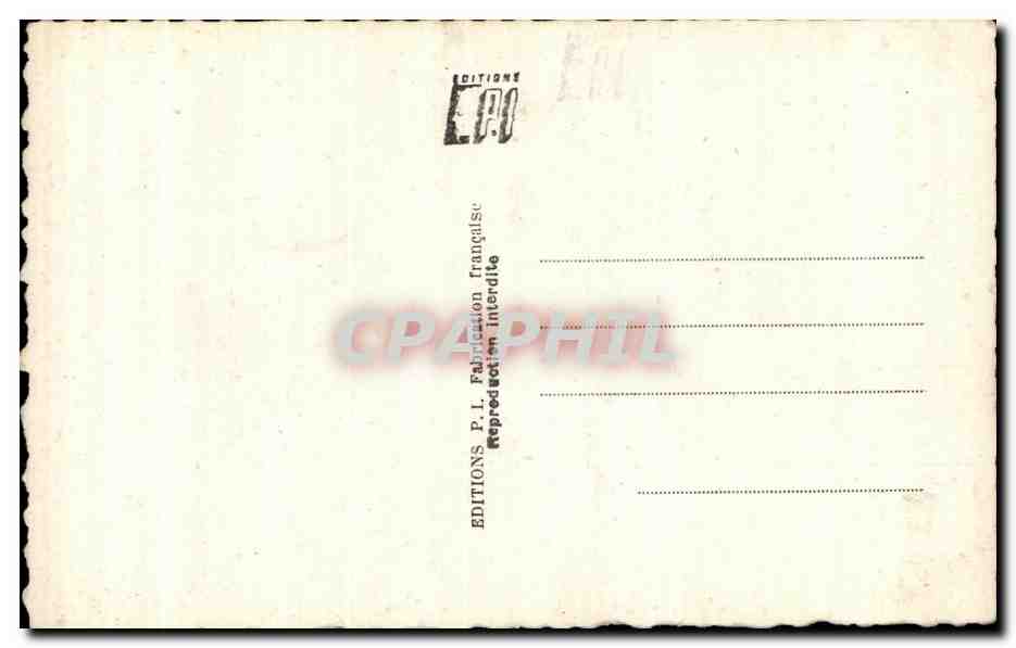 CPA Fantaisie Femme  — Verso