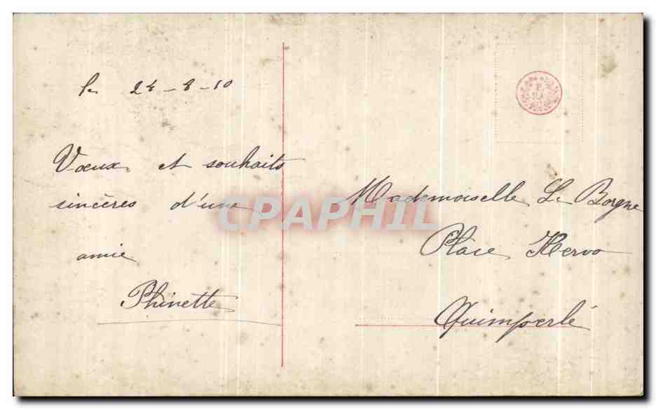 CPA Fantaisie Enfant — Rückseite