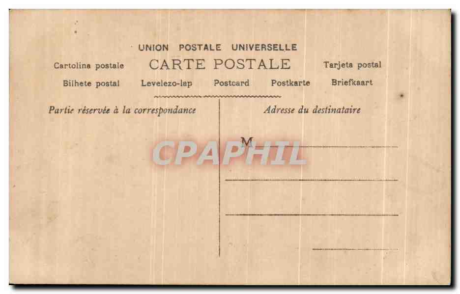 CPA Fantaisie Femme  — Verso