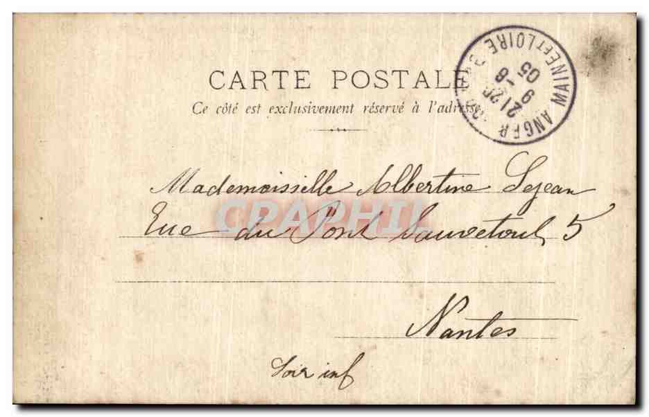CPA Fantaisie Enfant — Rückseite