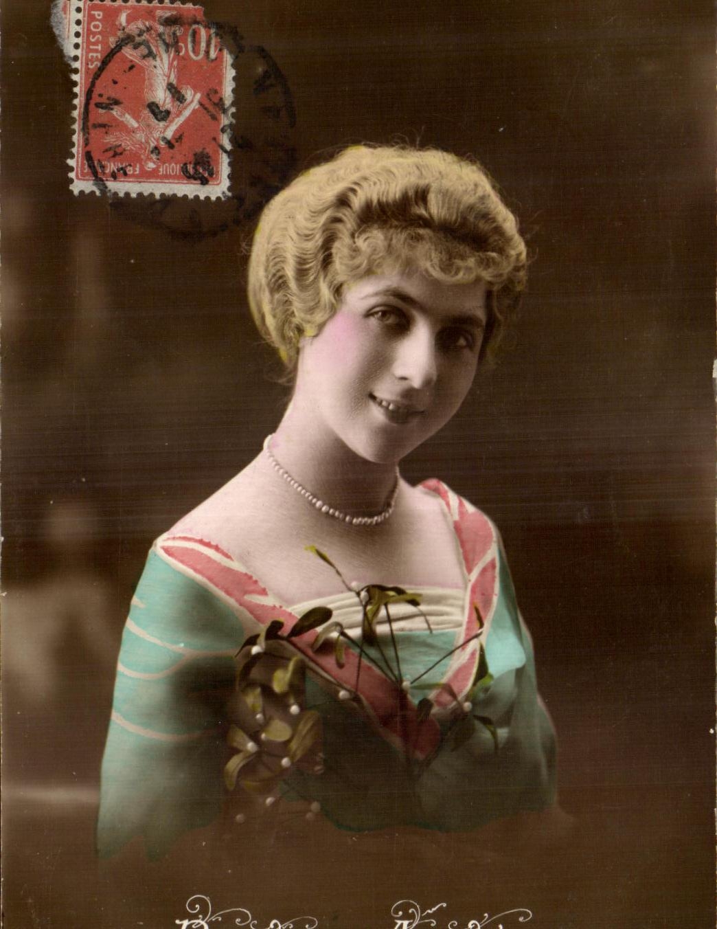 CPA Fantaisie Femme 