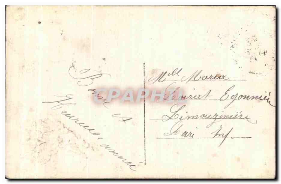 CPA Fantaisie Femme  — Verso