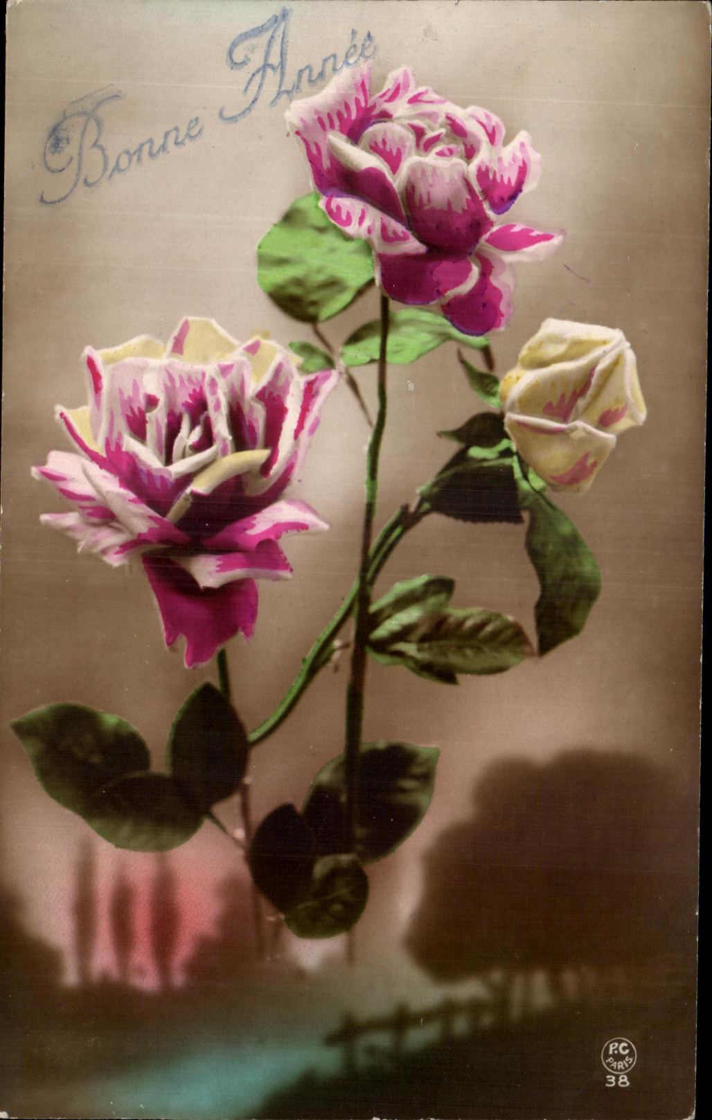 CPA Fantaisie Fleurs 