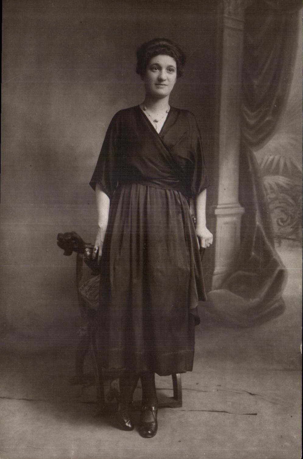 CARTE PHOTO Fantaisie Femme 