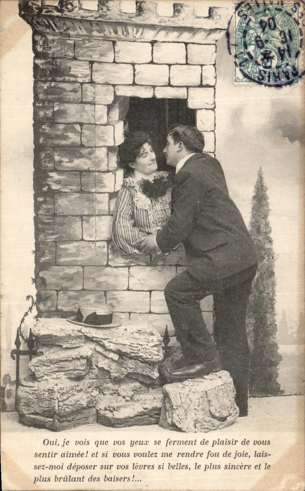CPA Fantaisie Femme 