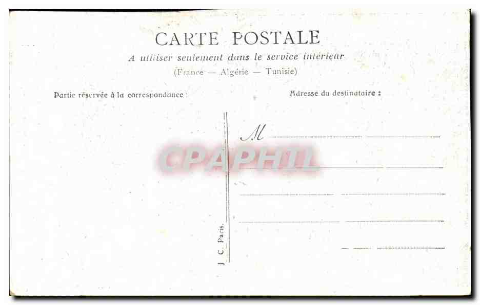 CPA Fantaisie Femme Dejeuner sur l'herbe — Rückseite