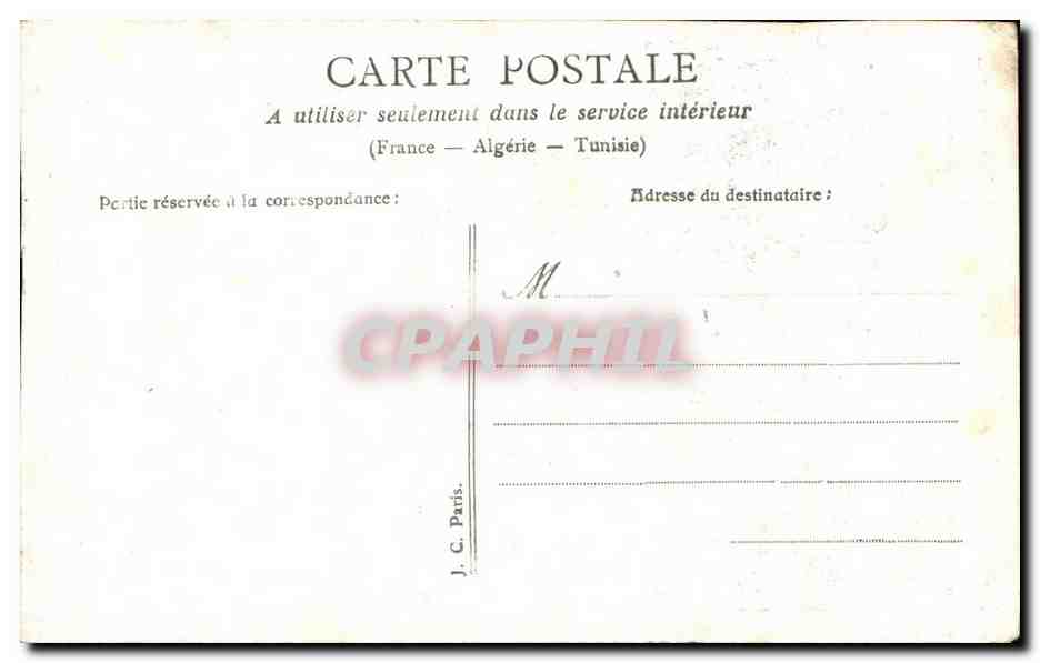 CPA Fantaisie Femme Dejeuner sur l'herbe — Rückseite