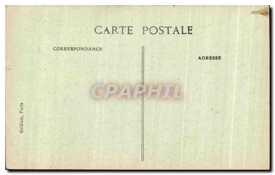 CPA Fantaisie Femme Portugal Folklore Costume — Verso