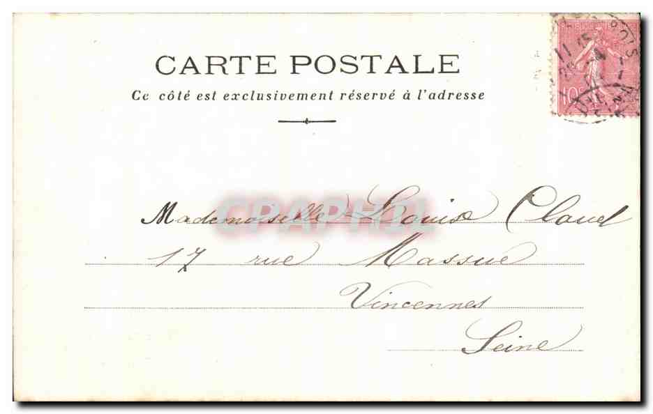 CPA Fantaisie Femme Printemps et jeunesse — Rückseite