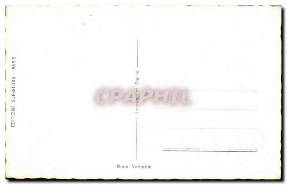 CPA Fantaisie Femme  — Verso