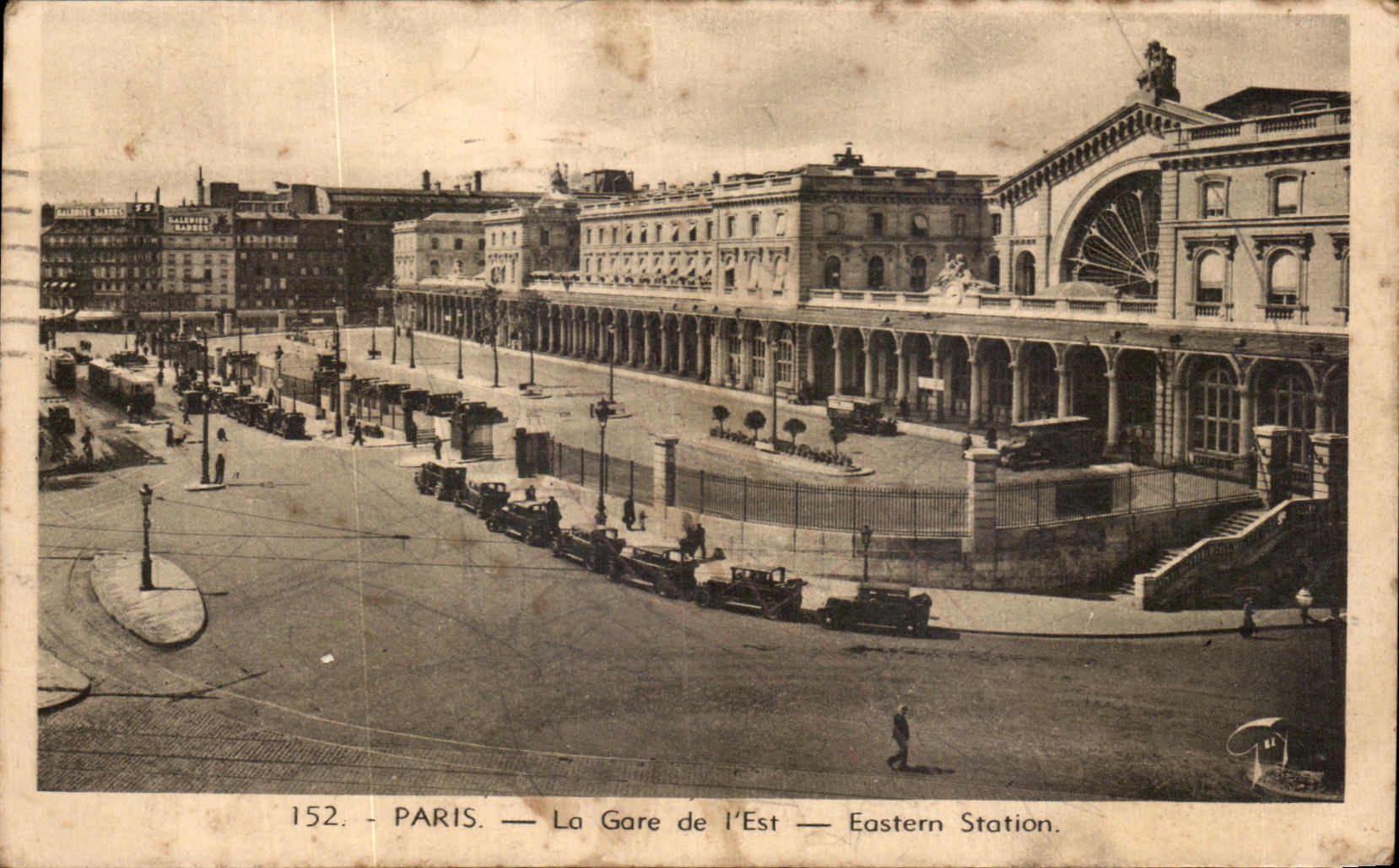 París — La Gare de l'Est — Eastern Station — n° 152