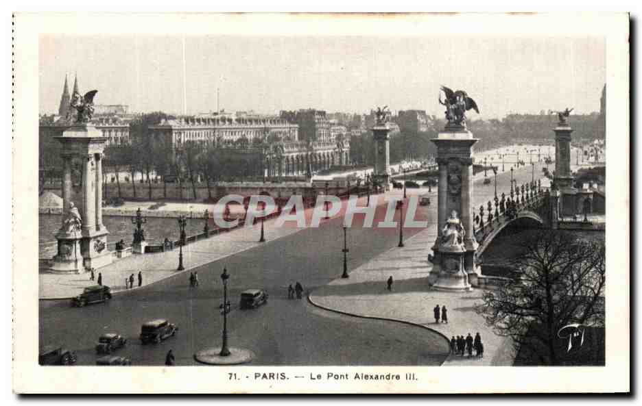 CPA Paris Le Pont Alexandre III