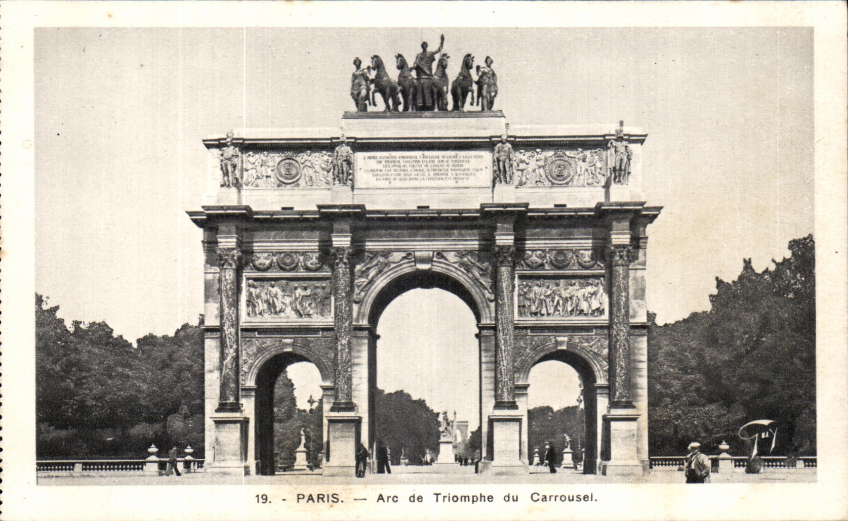 CPA Paris Arc De Triomphe Du Carrousel