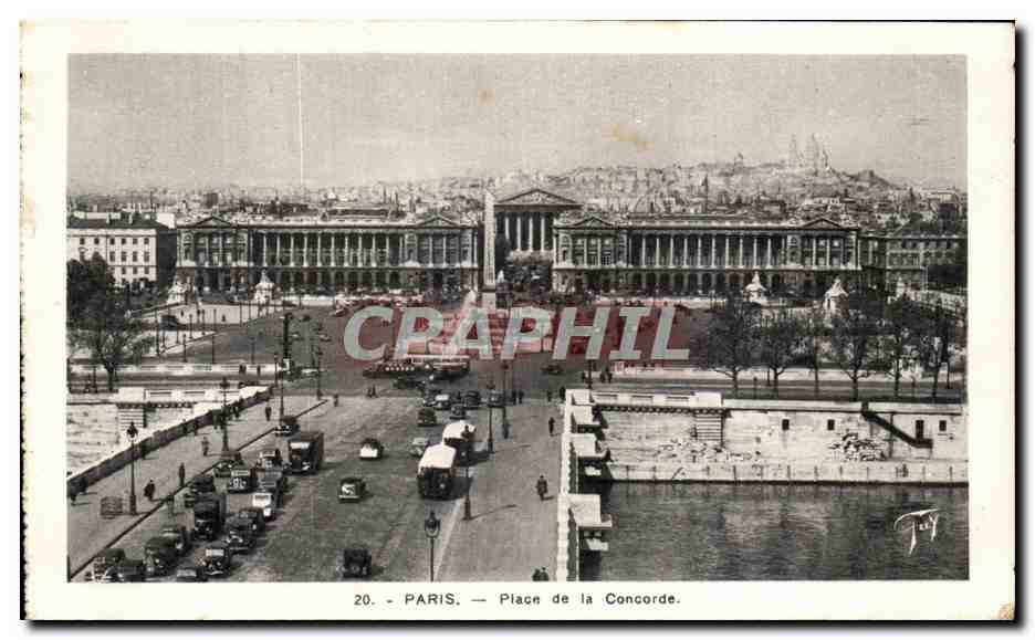 CPA Paris Place De La Concorde