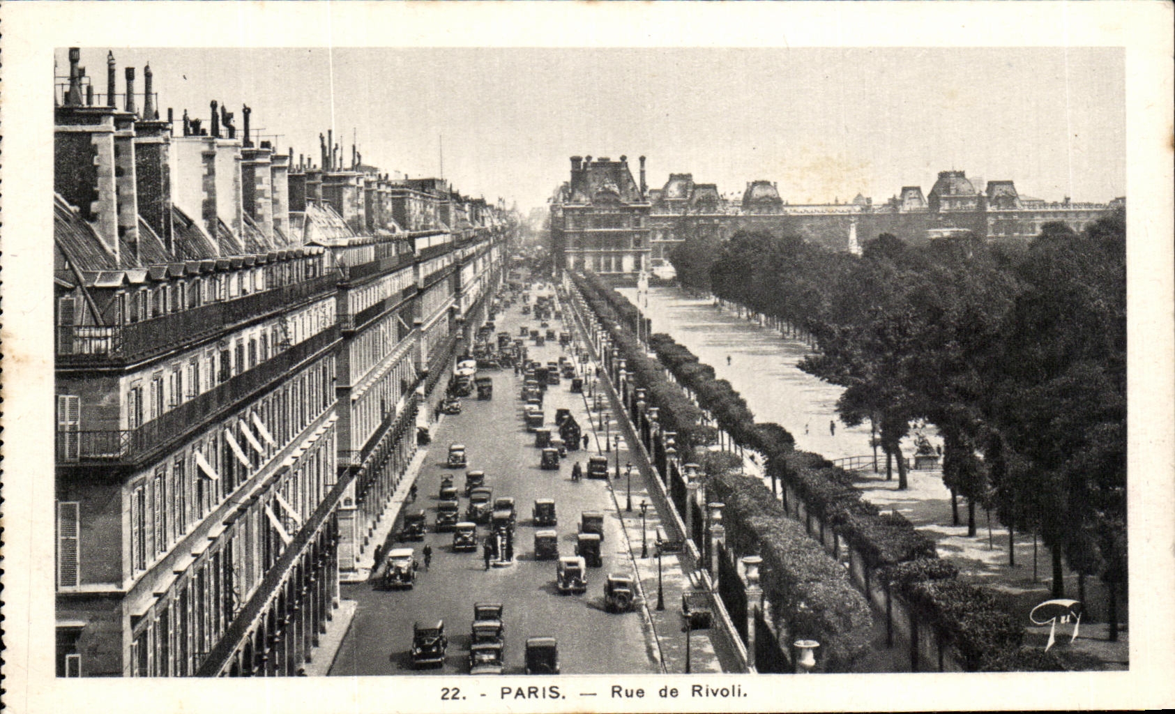 CPA Paris Rue De Rivoli