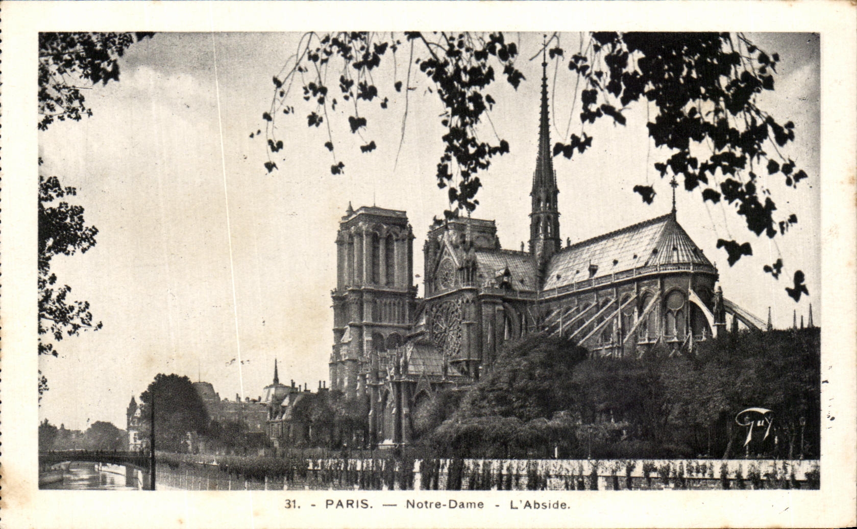 CPA Paris Notre Dame L'Abside