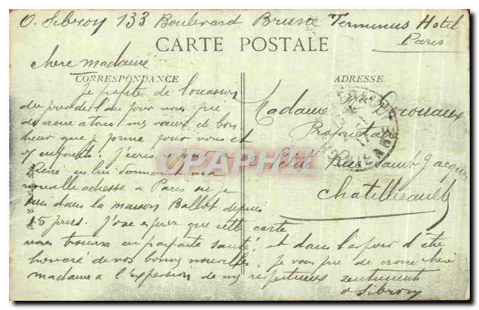 CPA Paris Ile De La Cite Ecluse De La Monnaie Notre Dame  — Verso